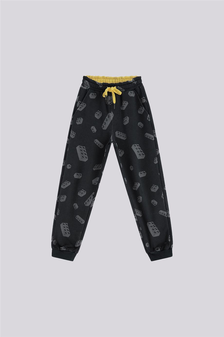 Nebbati Erkek Çocuk Desenli Eşofman AltıNebbati Erkek Çocuk Desenli Eşofman Altı