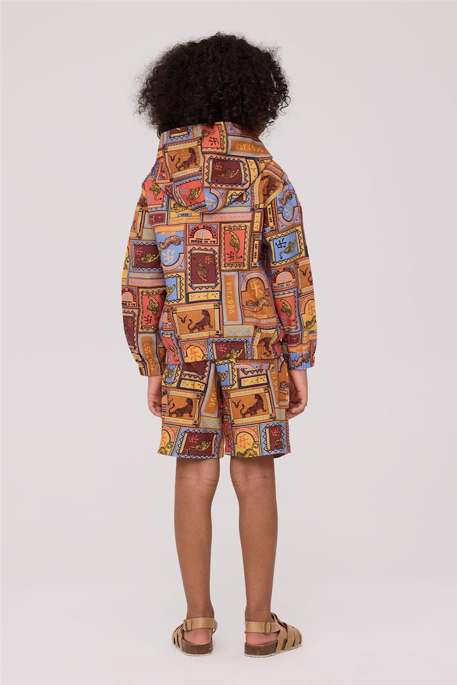 Nebbati Erkek Çocuk Desenli Eşofman ÜstüNebbati Erkek Çocuk Desenli Eşofman Üstü