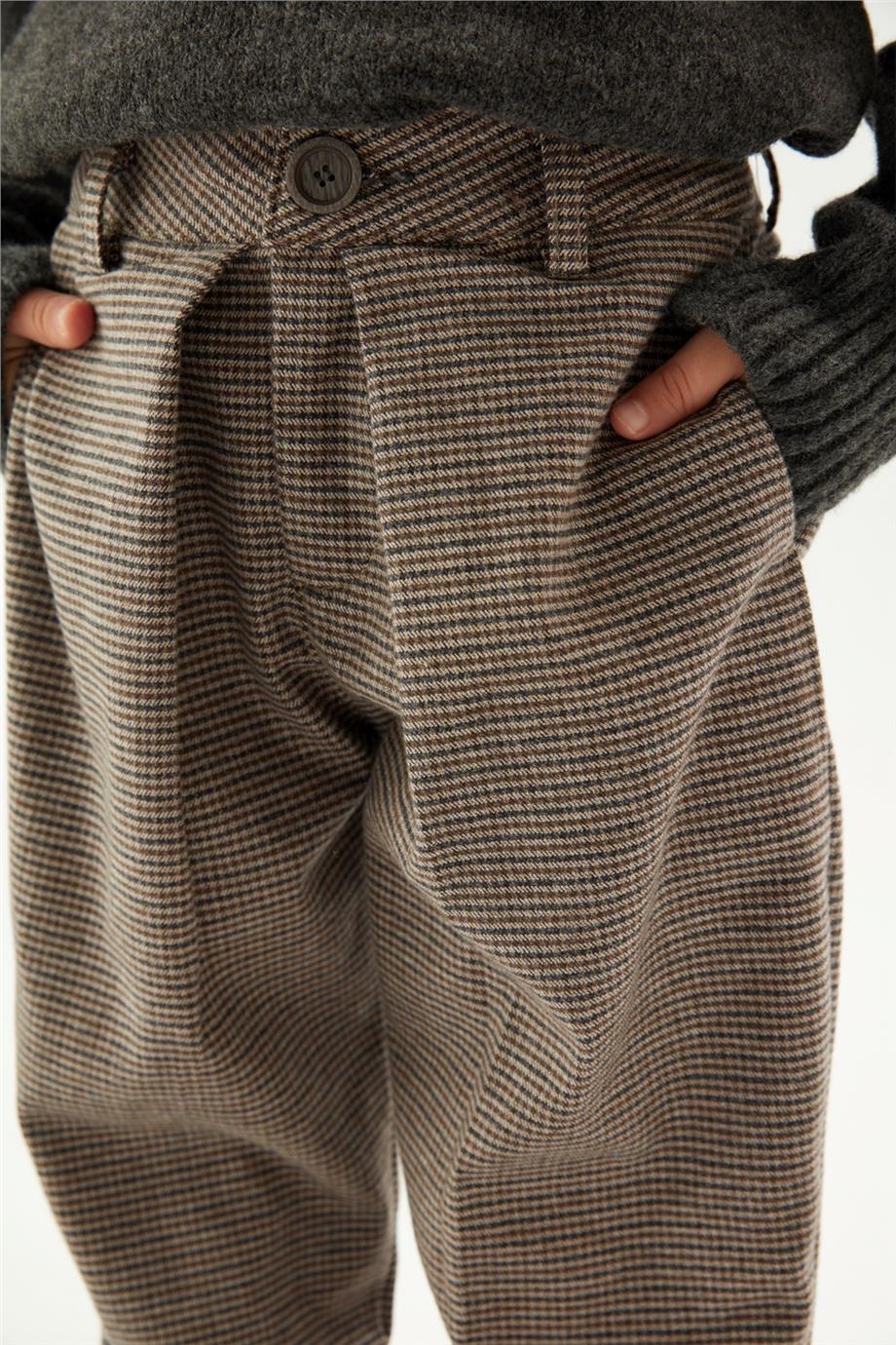 Nebbati Erkek Çocuk Desenli Pantolon