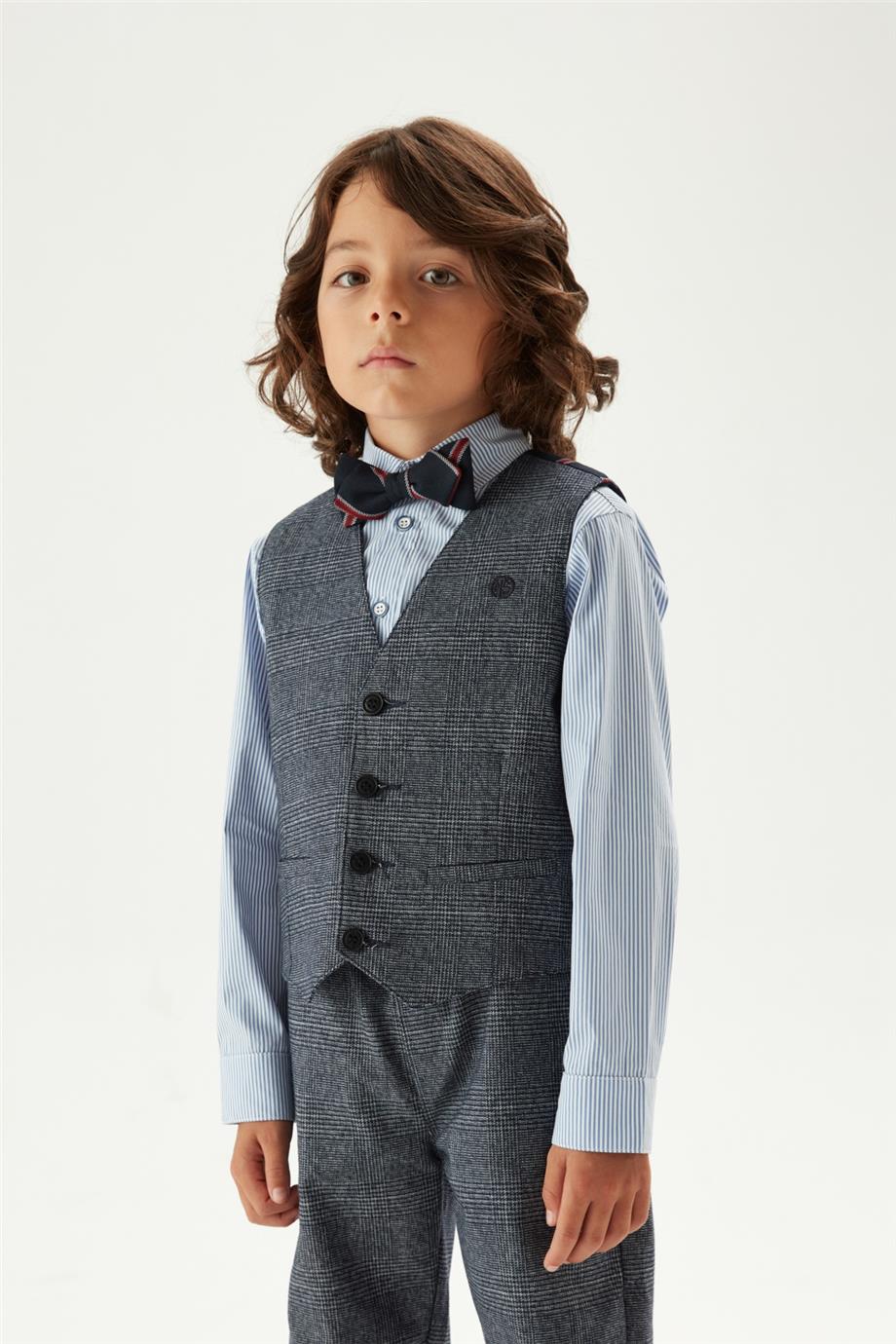 Nebbati Erkek Çocuk Desenli Pantolon