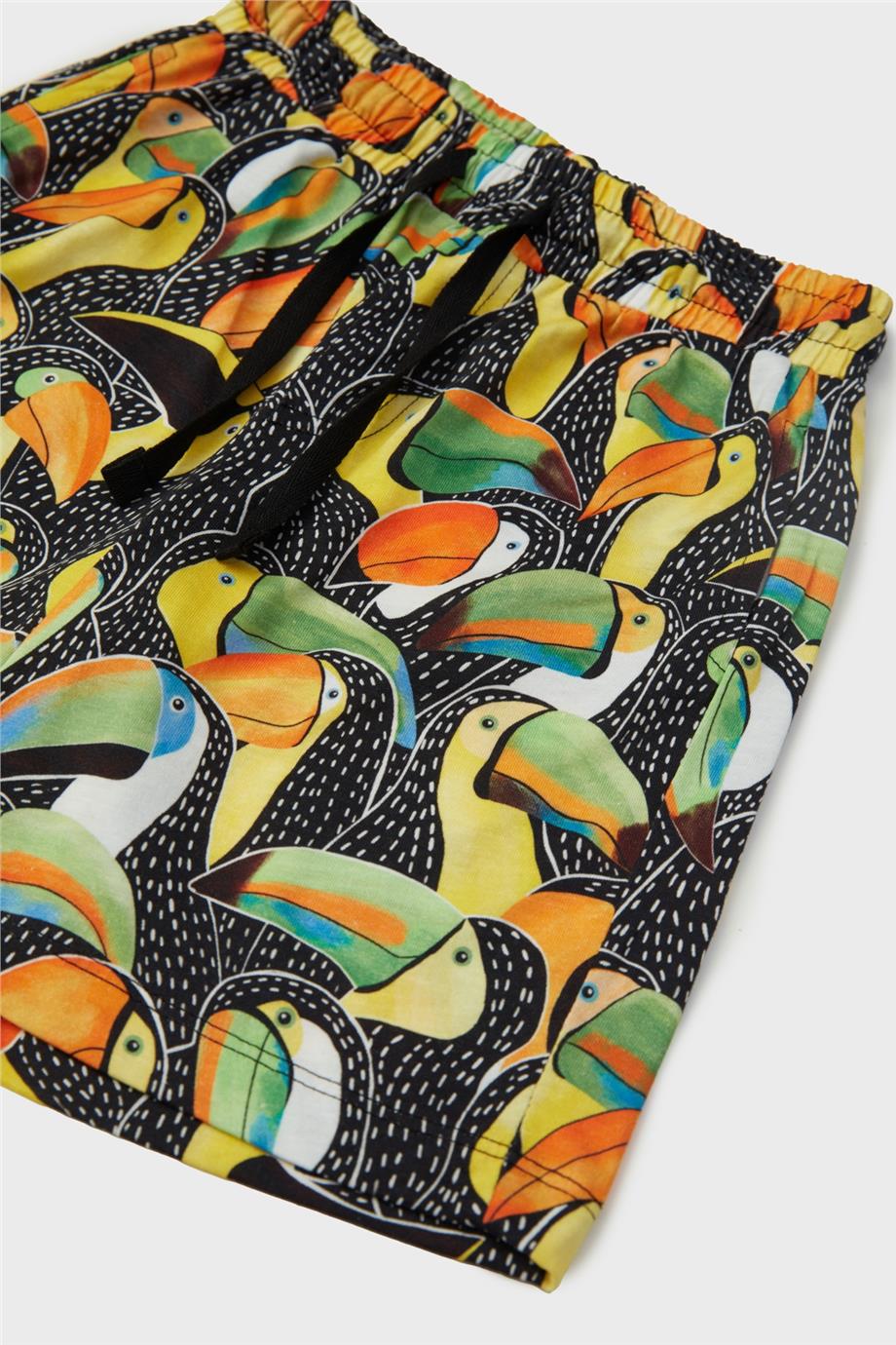 Nebbati Erkek Çocuk Desenli Pijama Takımı