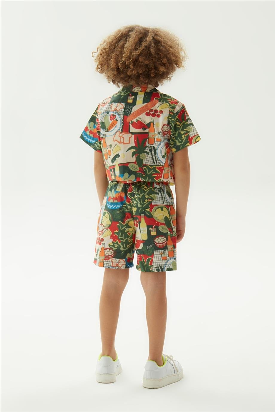 Nebbati Erkek Çocuk Desenli Şort