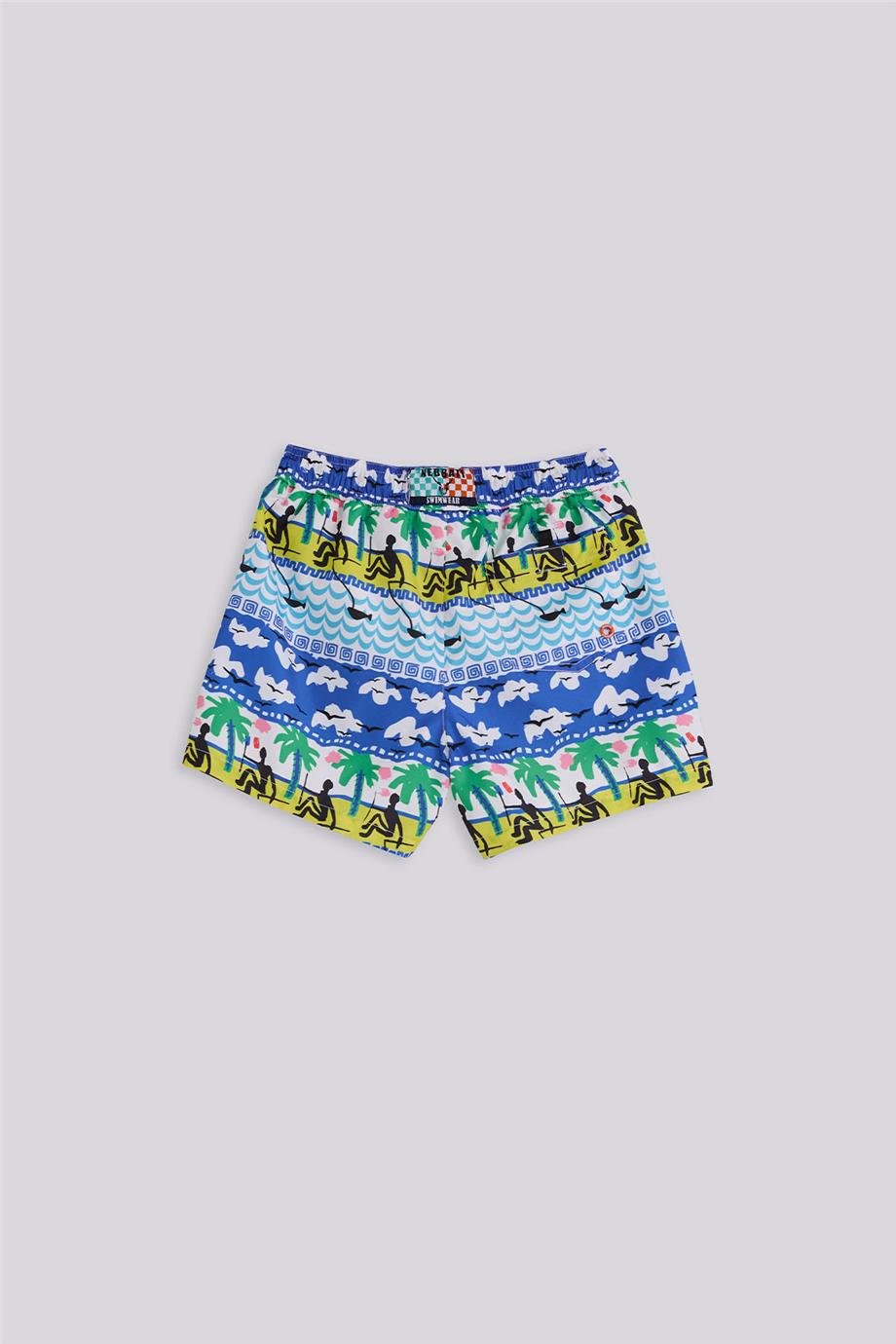 Nebbati Erkek Çocuk Desenli ŞortNebbati Erkek Çocuk Desenli Şort