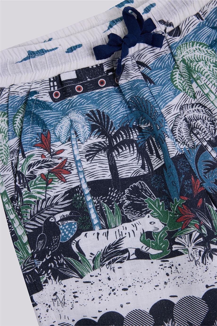 Nebbati Erkek Çocuk Desenli ŞortNebbati Erkek Çocuk Desenli Şort