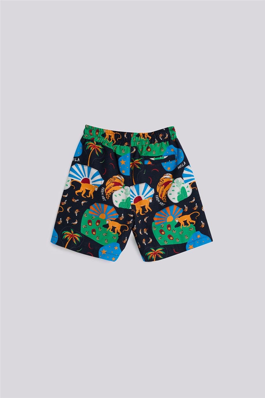 Nebbati Boy Patterned ShortsNebbati Boy Patterned Shorts