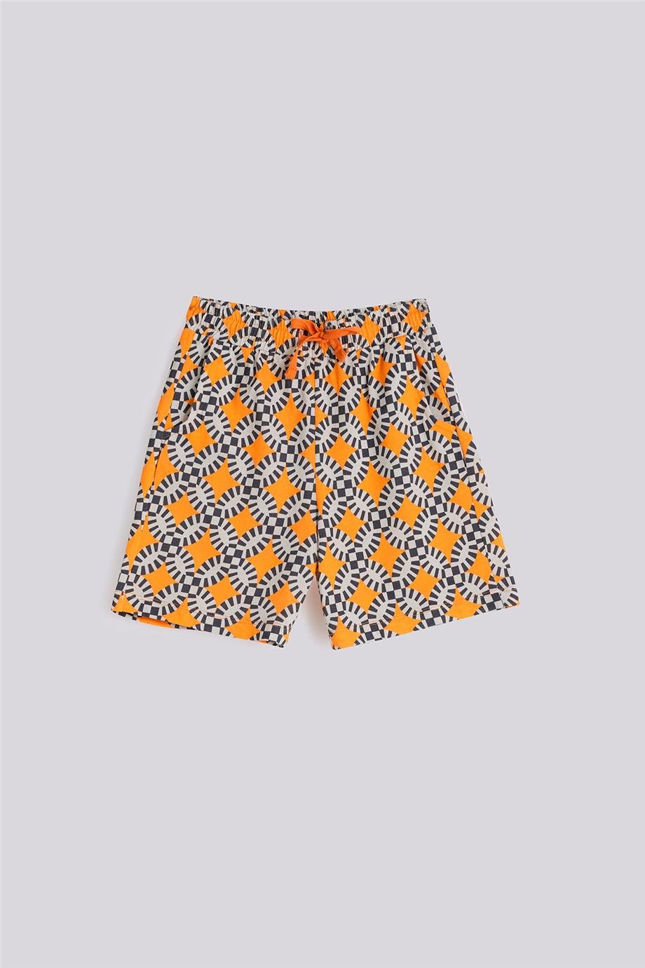 Nebbati Erkek Çocuk Desenli ŞortNebbati Erkek Çocuk Desenli Şort