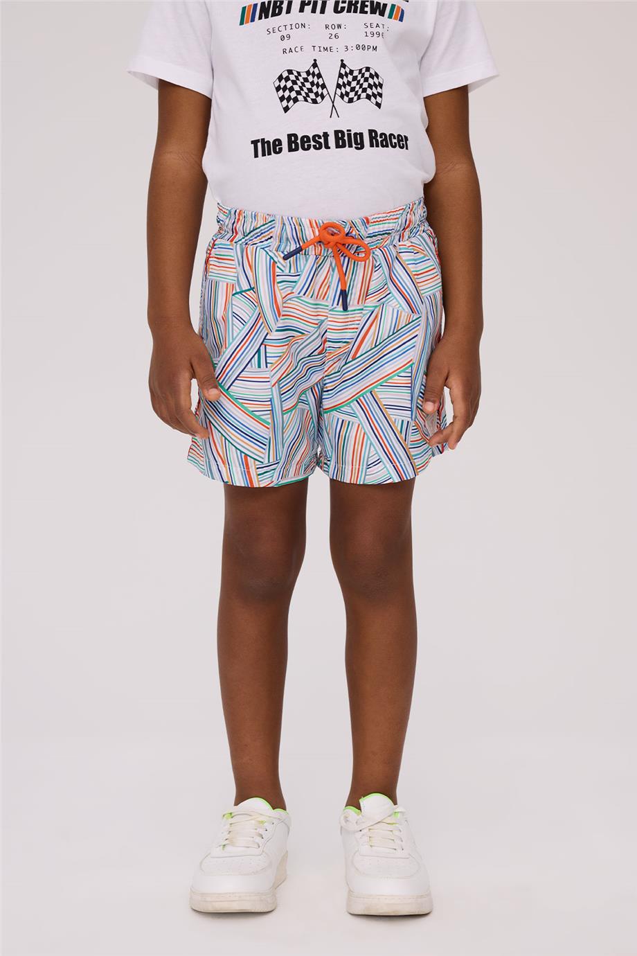 Nebbati Boy Patterned ShortsNebbati Boy Patterned Shorts