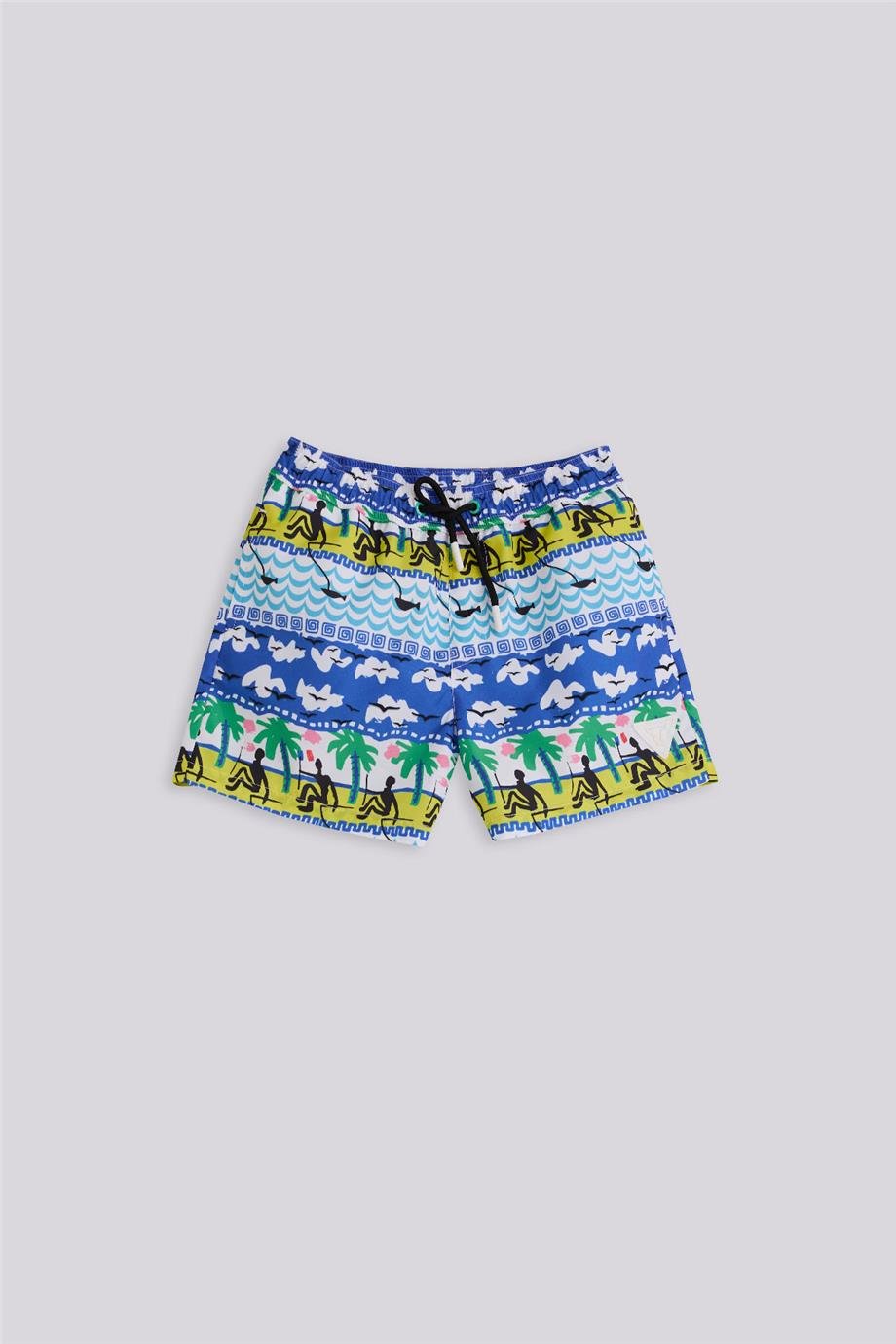 Nebbati Erkek Çocuk Desenli ŞortNebbati Erkek Çocuk Desenli Şort