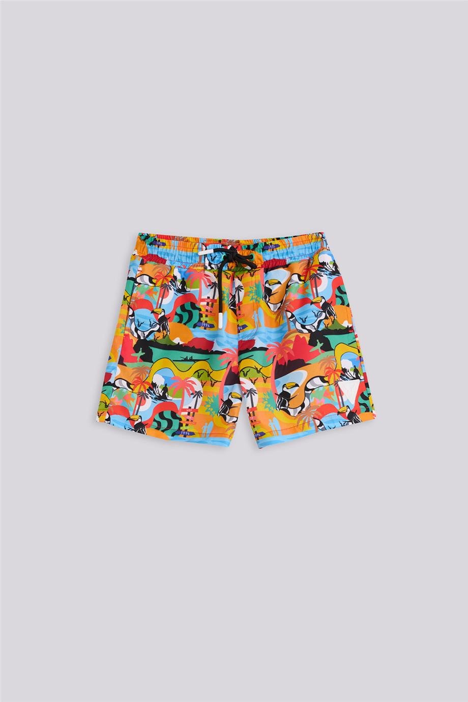 Nebbati Erkek Çocuk Desenli ŞortNebbati Erkek Çocuk Desenli Şort
