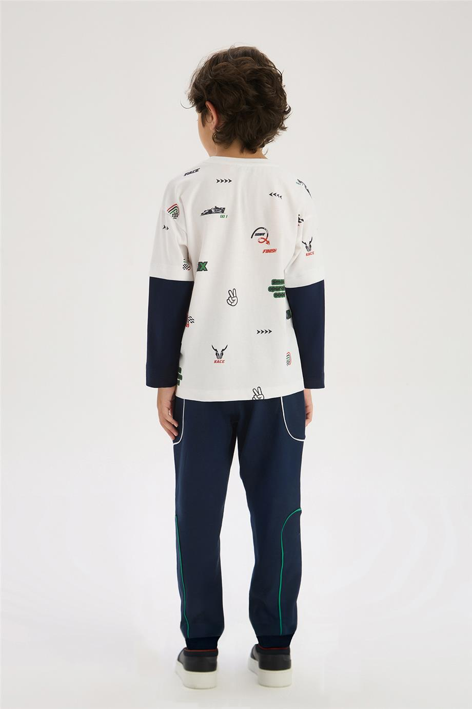 Nebbati Erkek Çocuk Desenli TişörtNebbati Erkek Çocuk Desenli Tişört