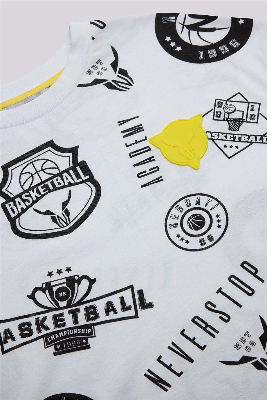 Nebbati Boy Patterned TshirtNebbati Boy Patterned Tshirt