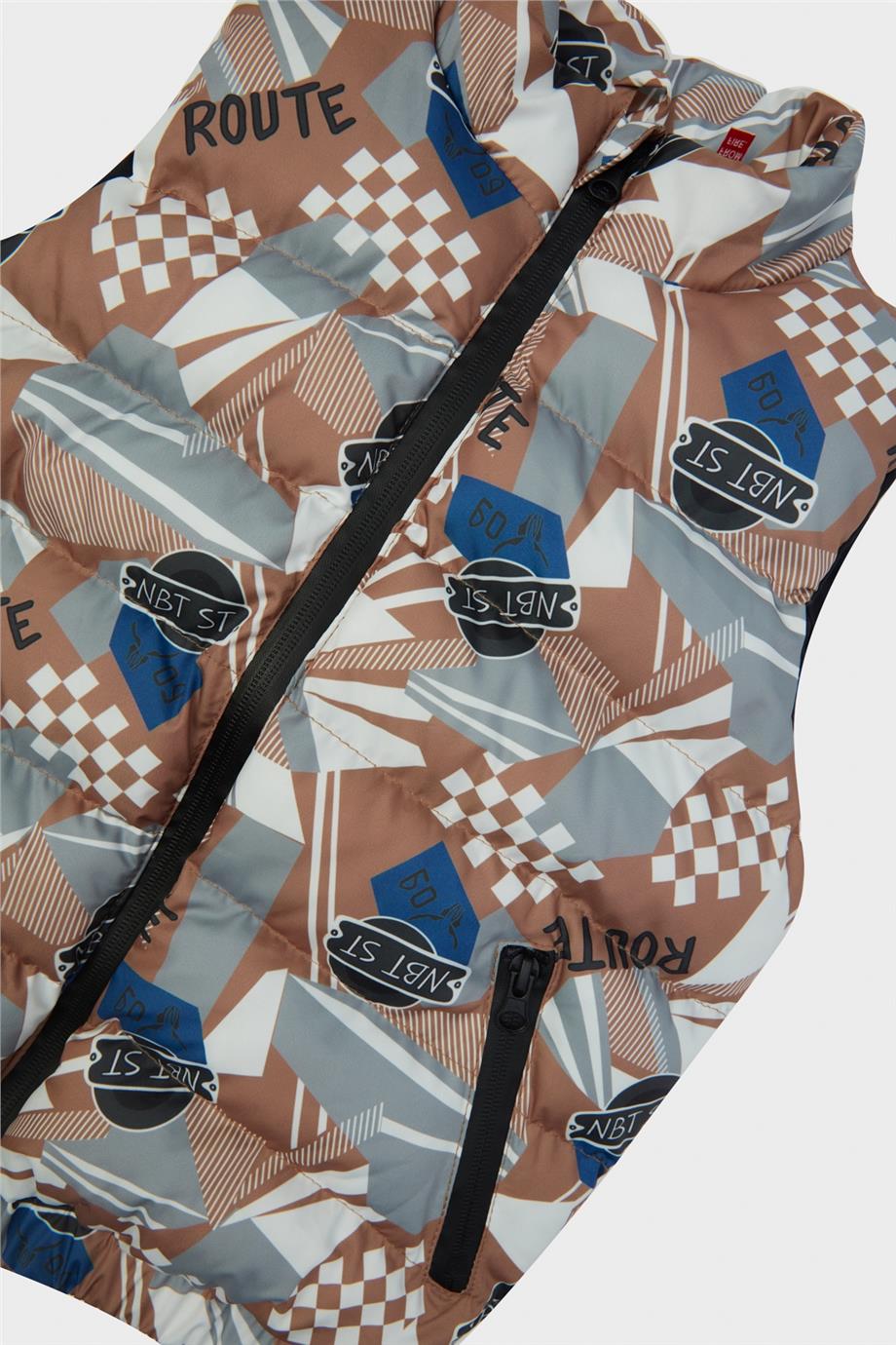 Nebbati Erkek Çocuk Desenli Yelek