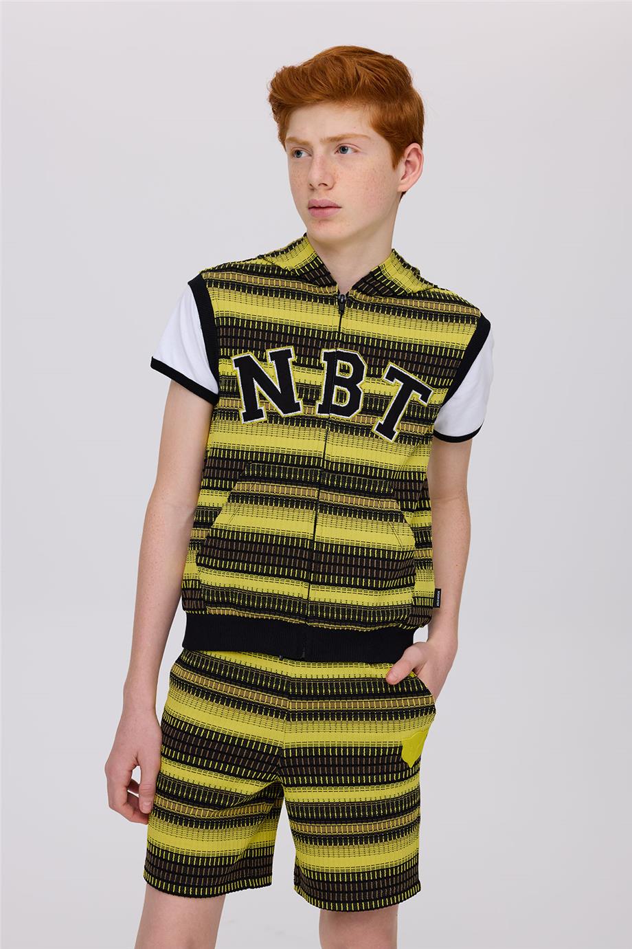 Nebbati Erkek Çocuk Desenli YelekNebbati Erkek Çocuk Desenli Yelek