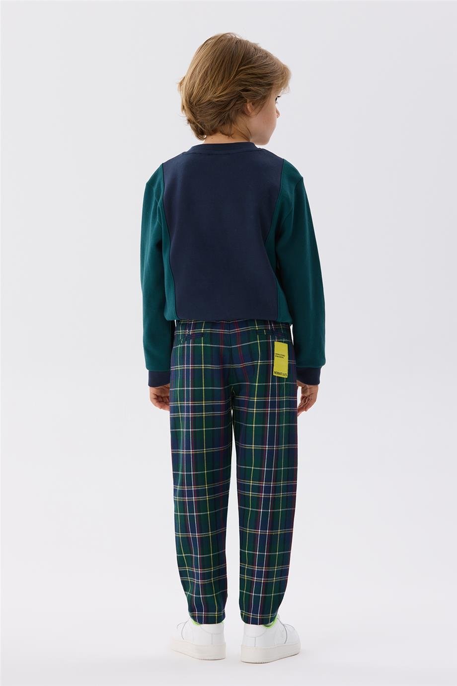 Nebbati Erkek Çocuk Ekose Pantolon