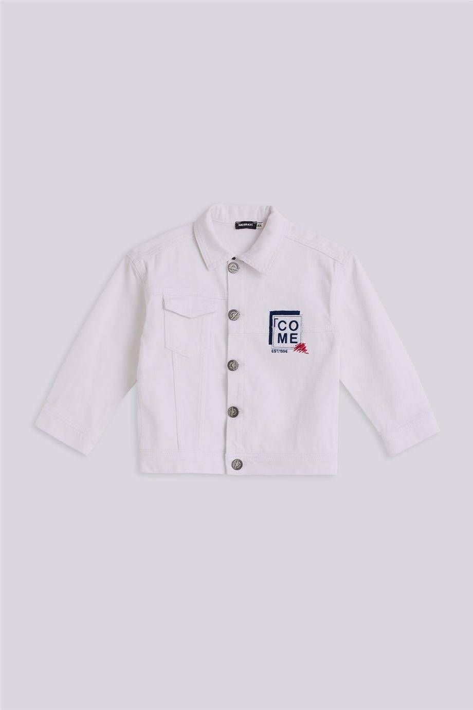 Nebbati Erkek Çocuk Ekru CeketNebbati Erkek Çocuk Ekru Ceket