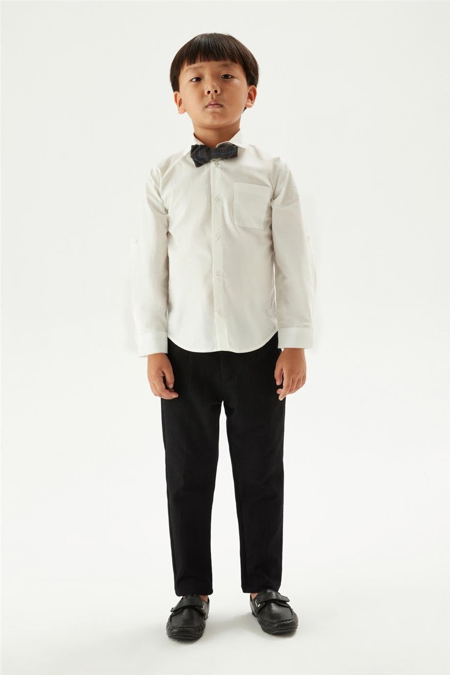 Nebbati Erkek Çocuk Ekru Gömlek