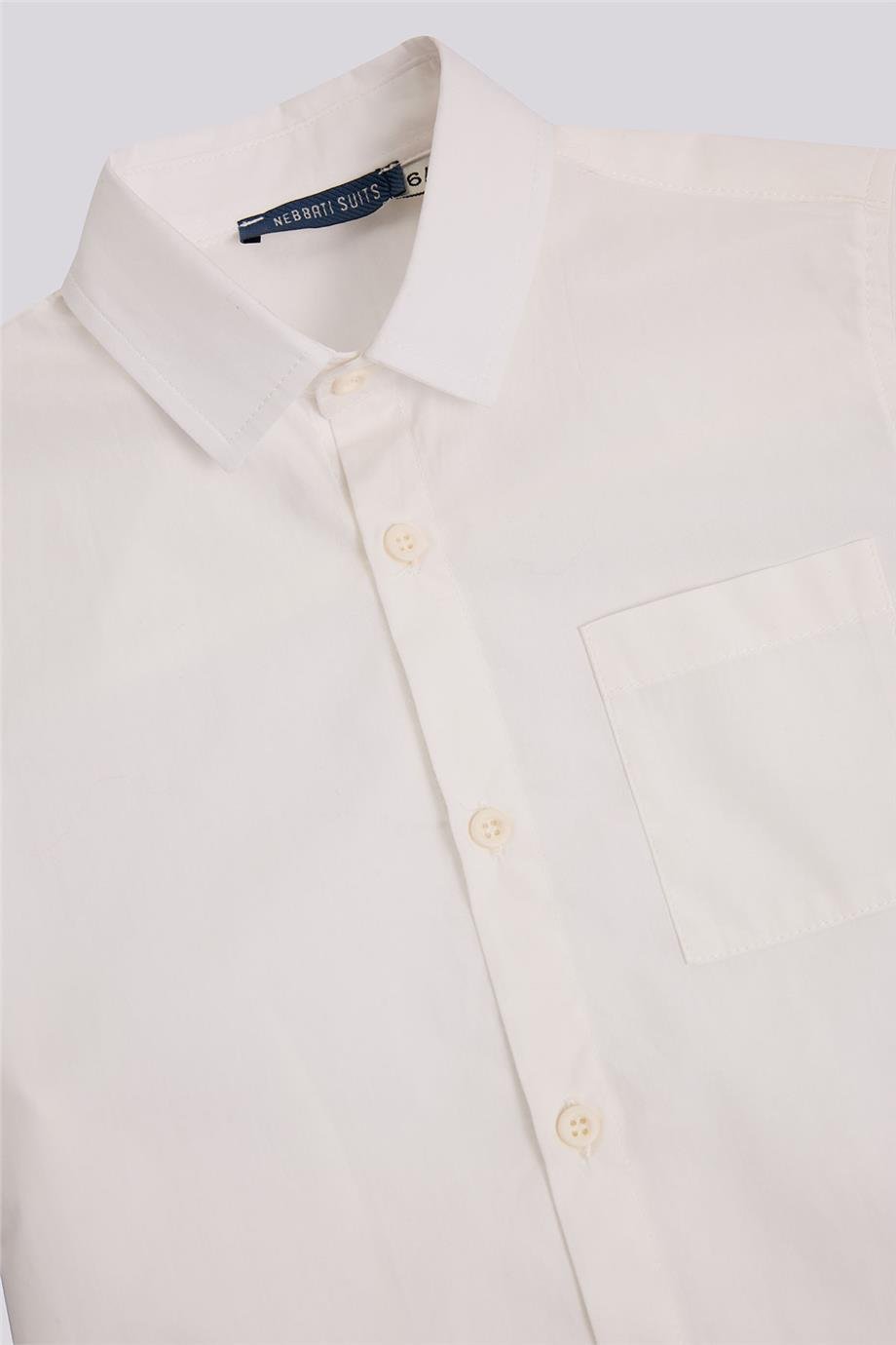 Nebbati Erkek Çocuk Ekru GömlekNebbati Erkek Çocuk Ekru Gömlek