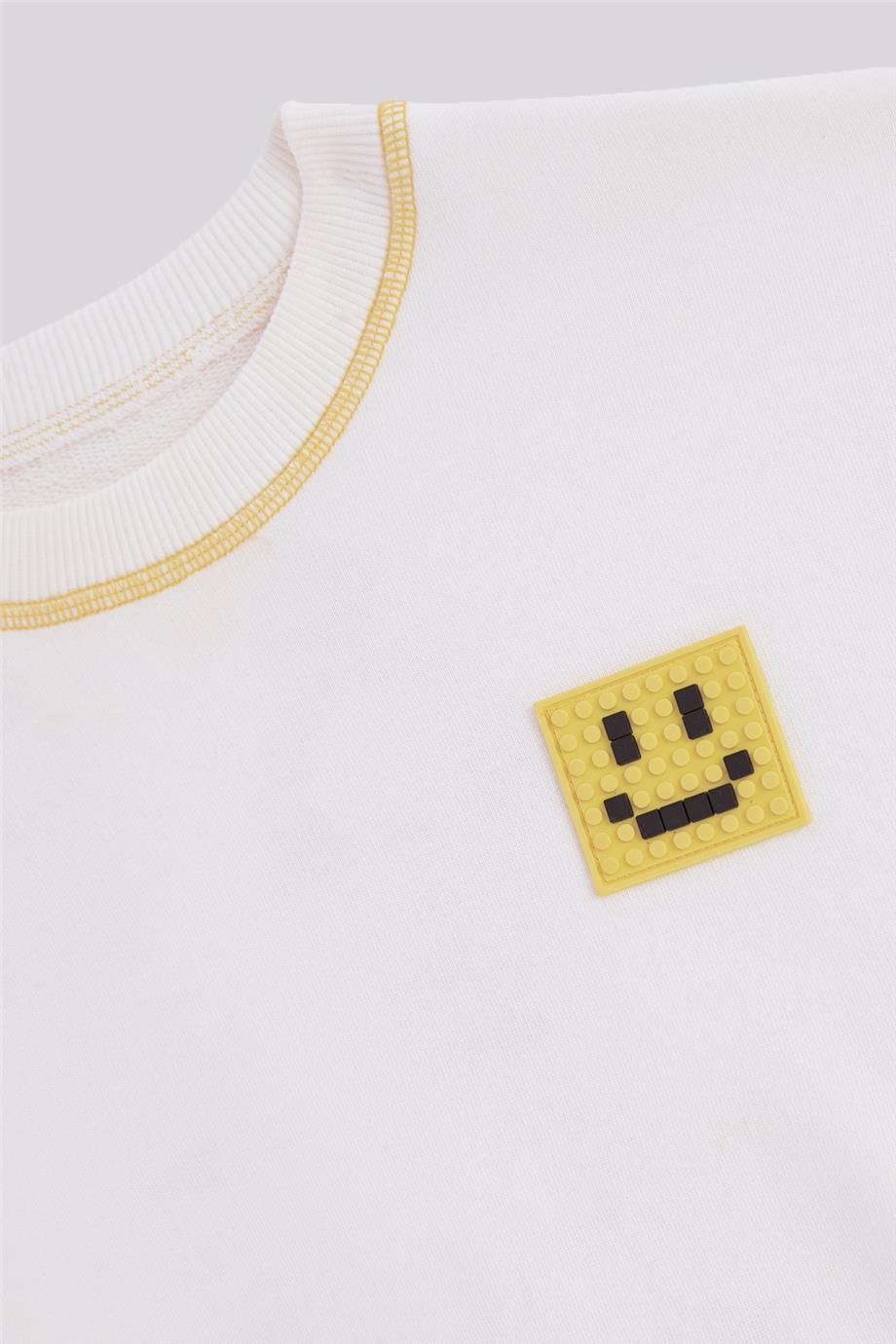 Nebbati Erkek Çocuk Ekru SweatshirtNebbati Erkek Çocuk Ekru Sweatshirt