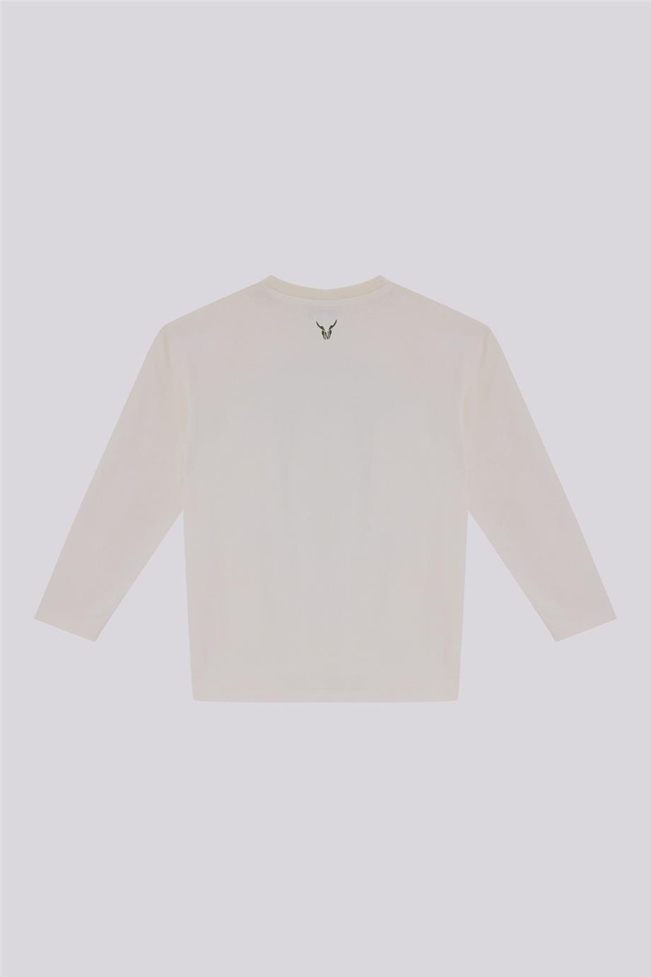 Nebbati Erkek Çocuk Ekru SweatshirtNebbati Erkek Çocuk Ekru Sweatshirt