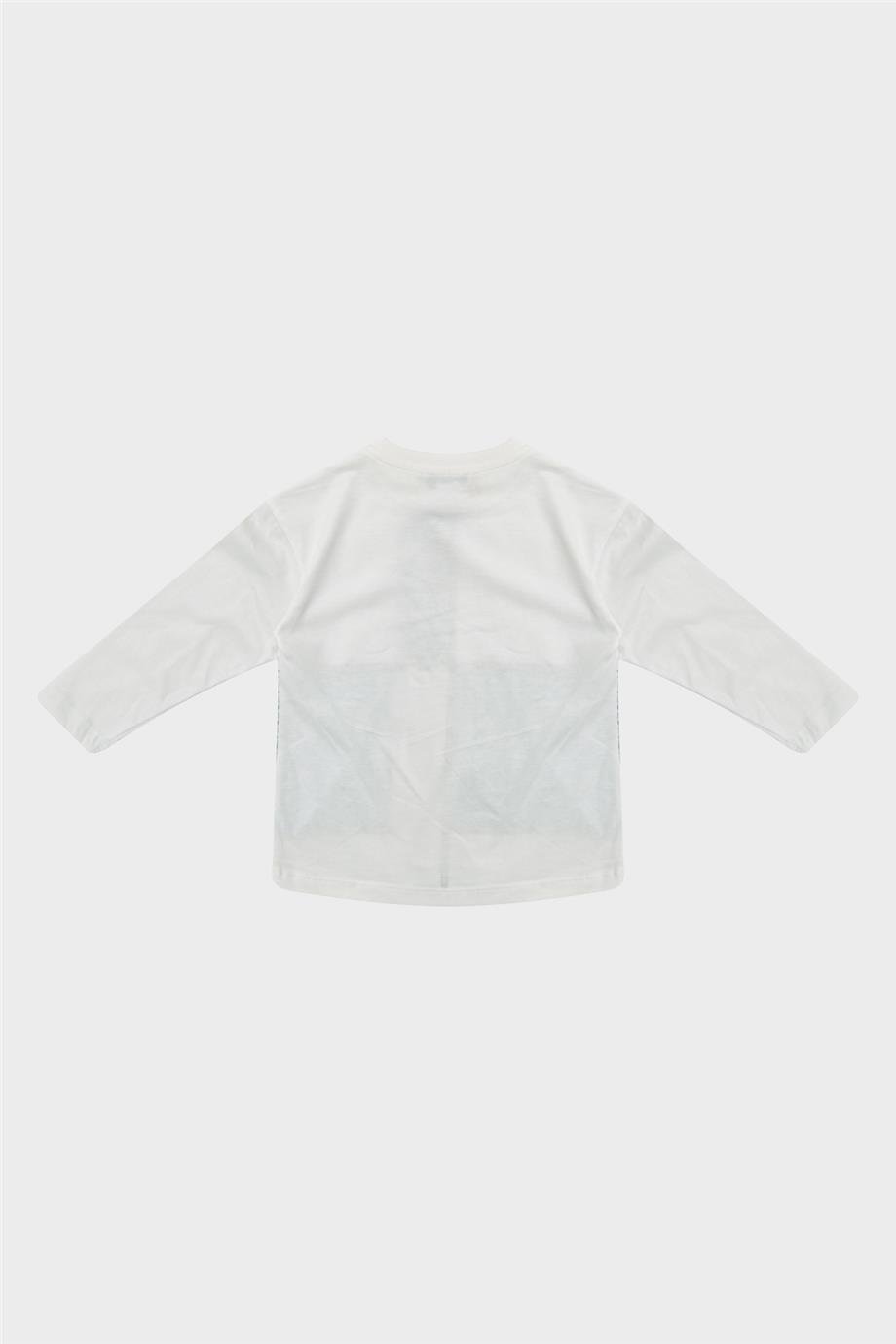 Nebbati Erkek Çocuk Ekru T-Shirt