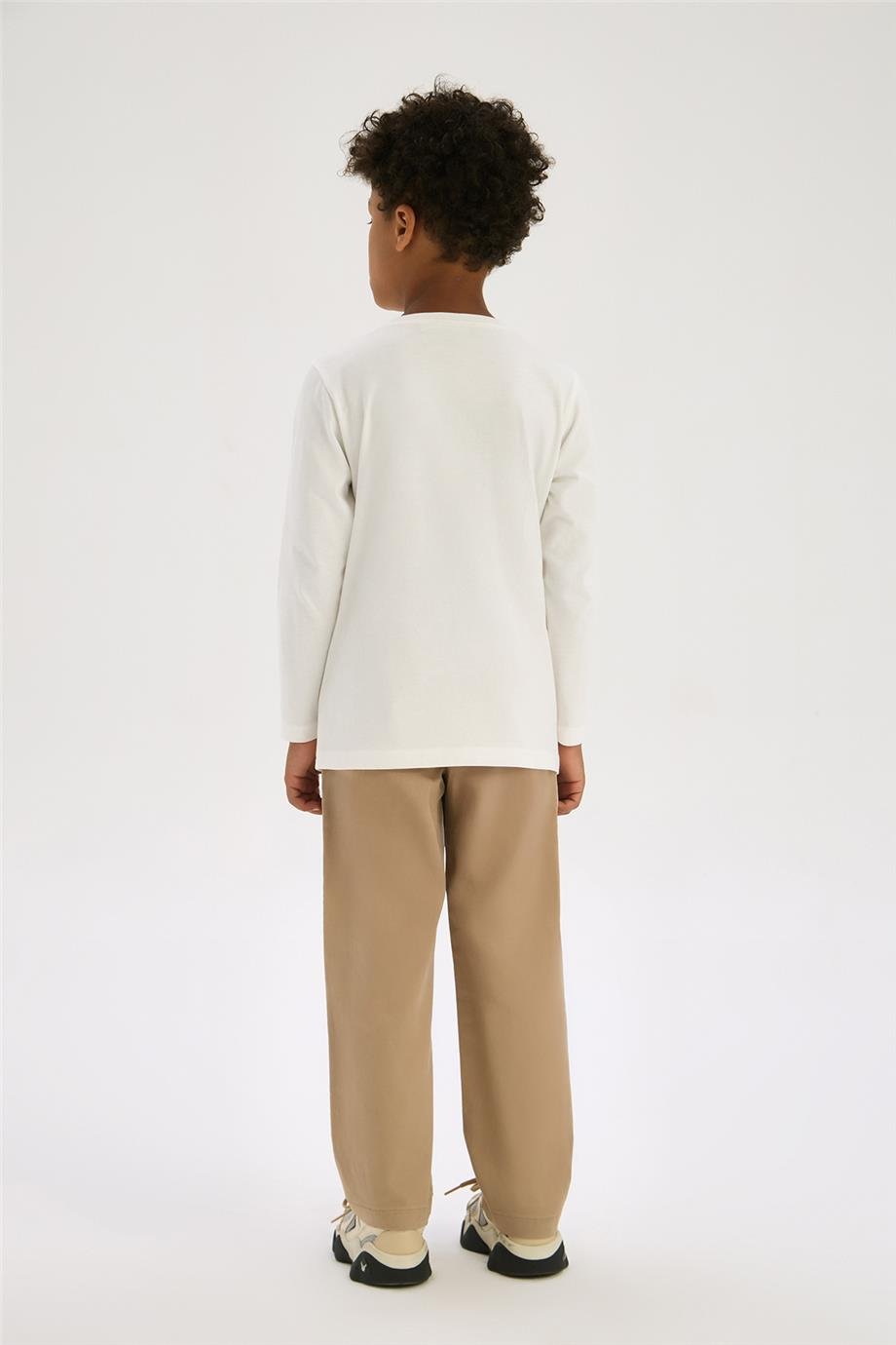 Nebbati Erkek Çocuk Ekru TişörtNebbati Erkek Çocuk Ekru Tişört