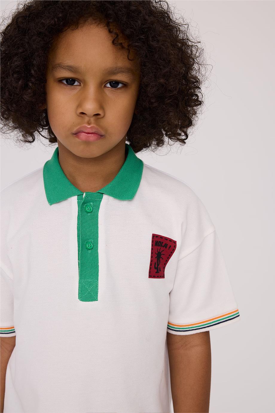 Nebbati Erkek Çocuk Ekru TshirtNebbati Erkek Çocuk Ekru Tshirt