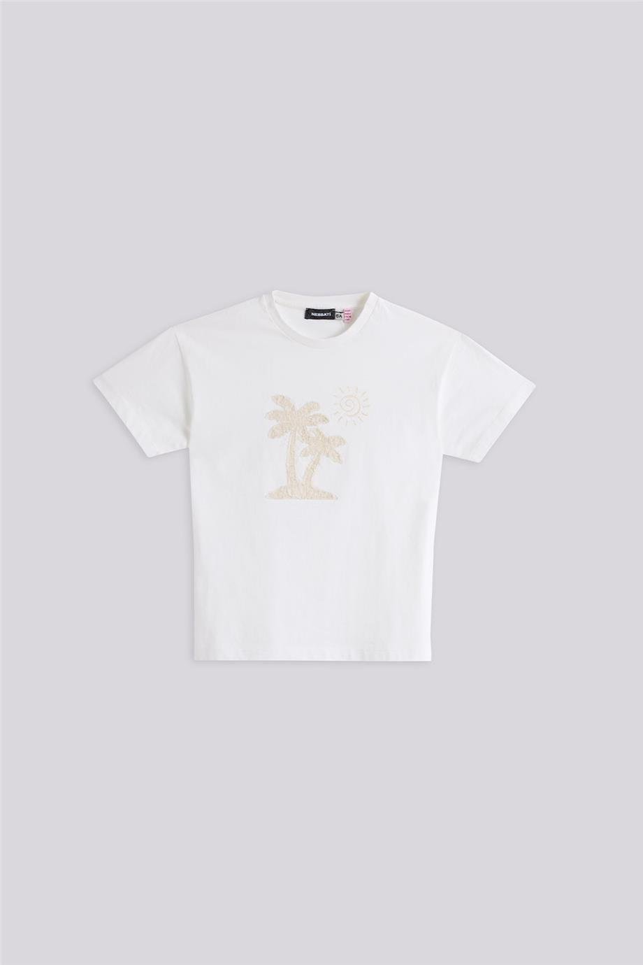 Nebbati Boy Ecru TshirtNebbati Boy Ecru Tshirt