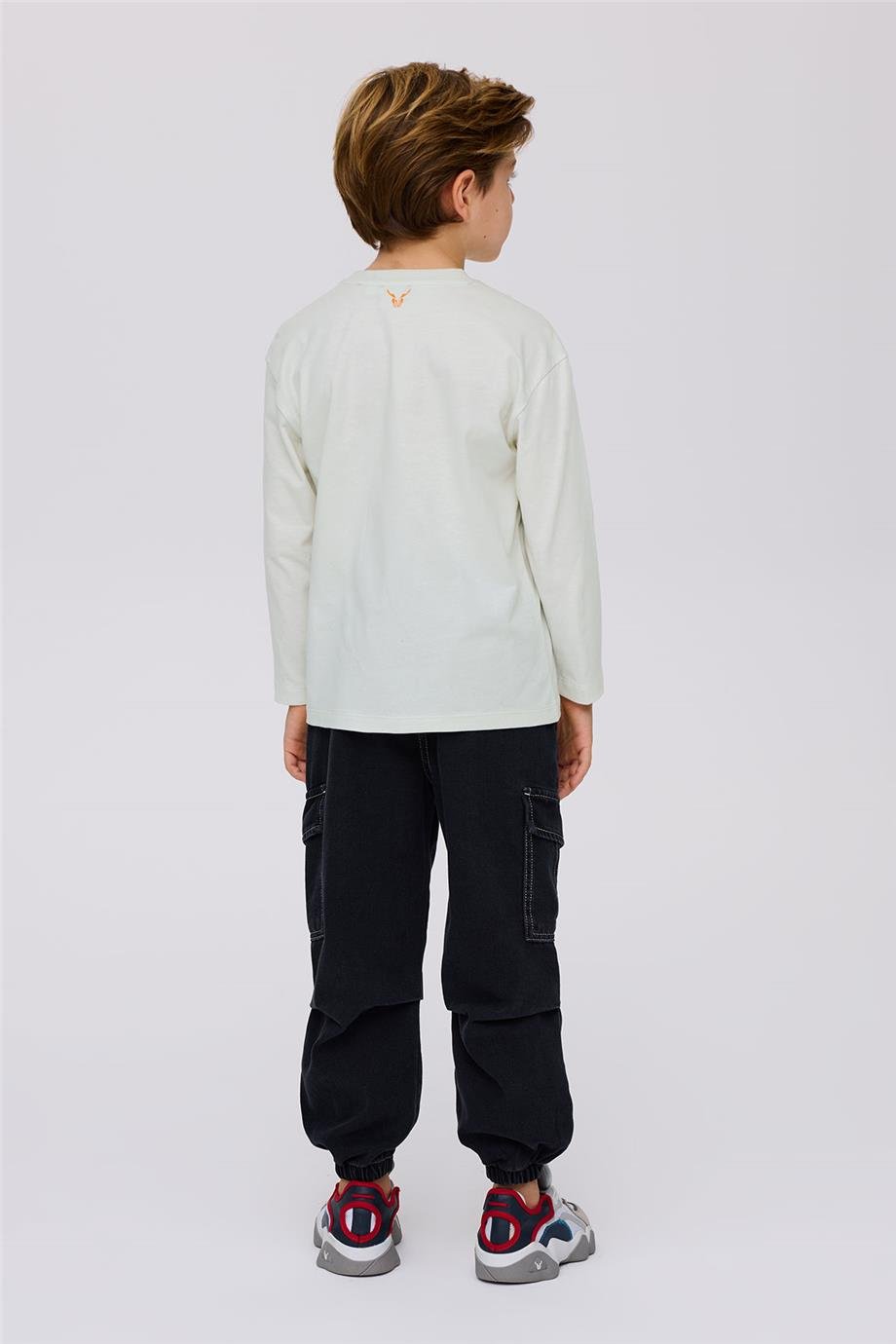 Nebbati Erkek Çocuk Ekru TshirtNebbati Erkek Çocuk Ekru Tshirt