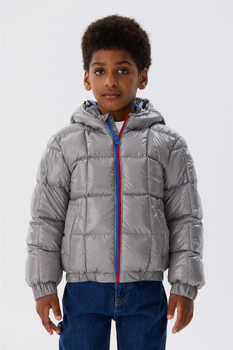Nebbati Erkek Çocuk Gümüş MontNebbati Erkek Çocuk Gümüş Mont