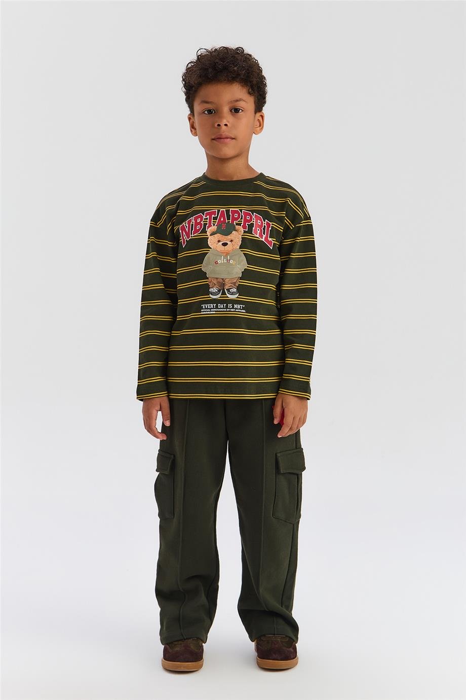 Nebbati Erkek Çocuk Haki TshirtNebbati Erkek Çocuk Haki Tshirt