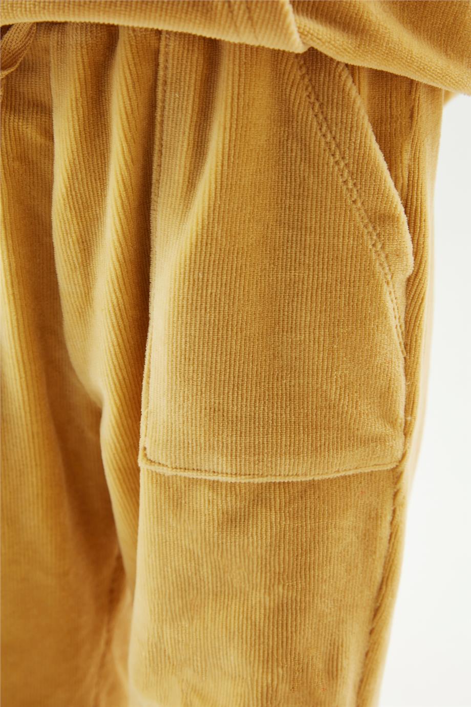 Nebbati Erkek Çocuk Hardal Eşofman Altı