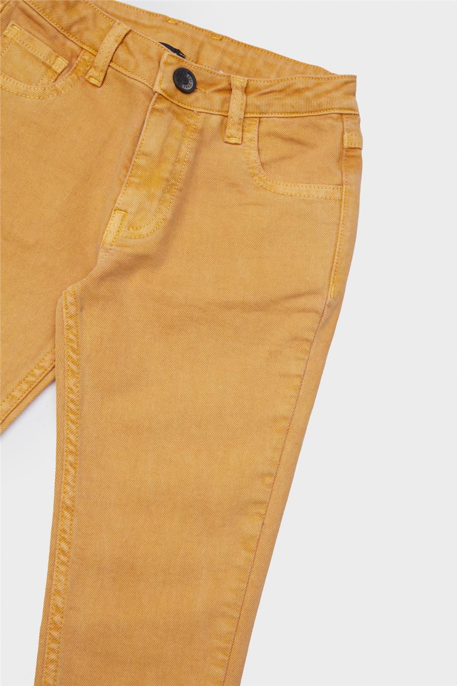 Nebbati Erkek Çocuk Hardal Pantolon