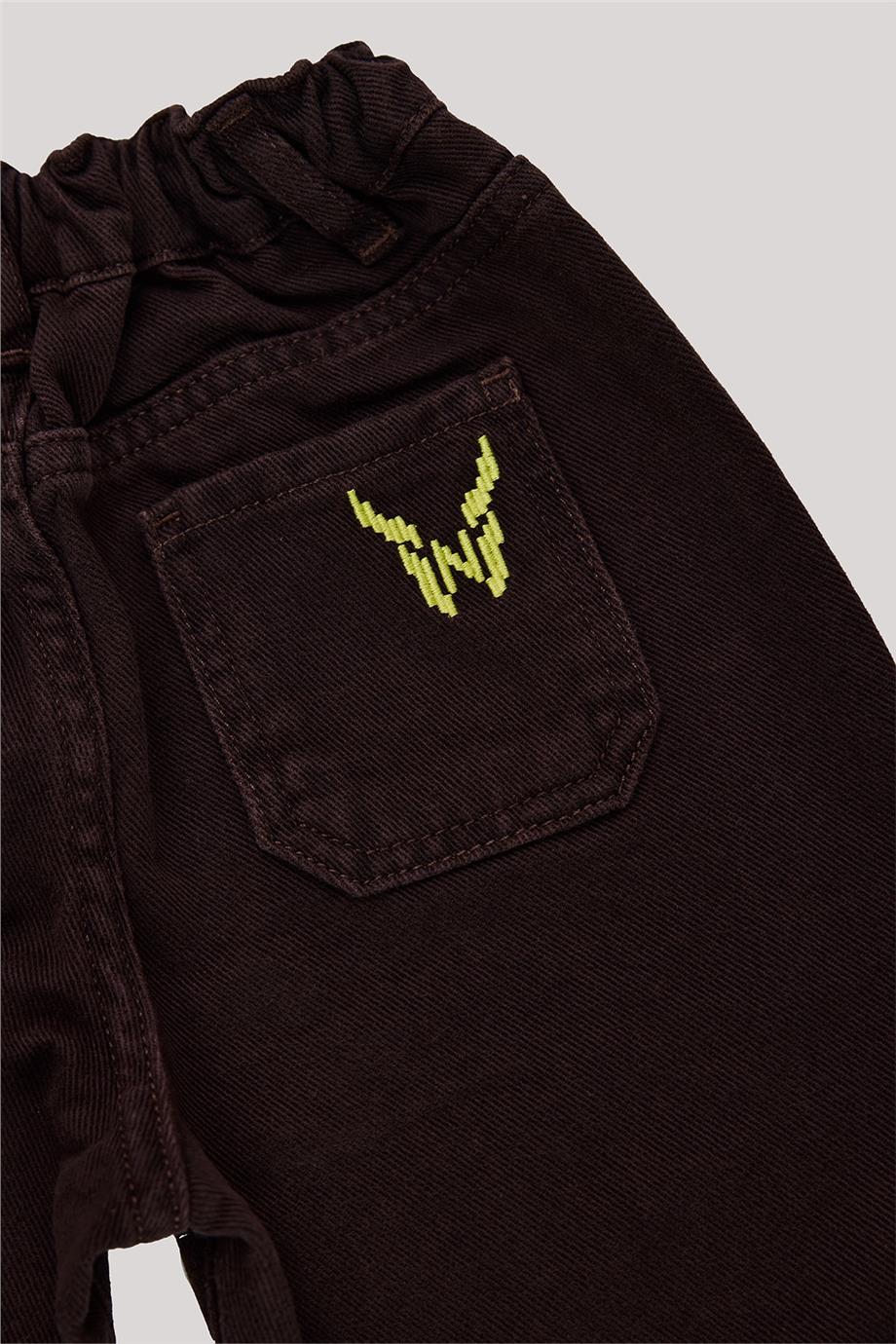 Nebbati Erkek Çocuk Kahverengi Pantolon