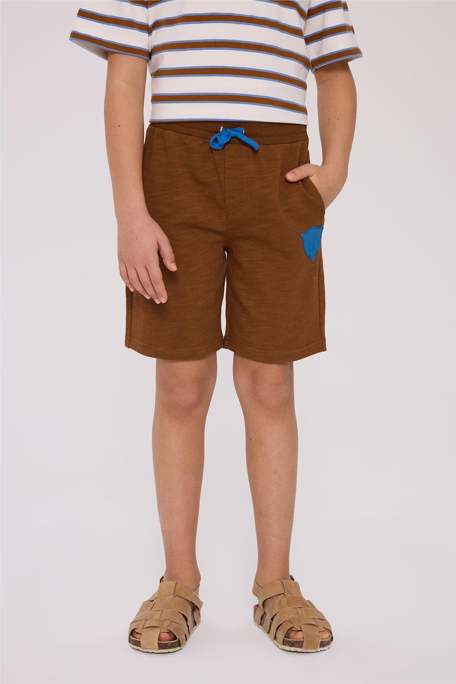 Nebbati Erkek Çocuk Kahverengi ŞortNebbati Erkek Çocuk Kahverengi Şort