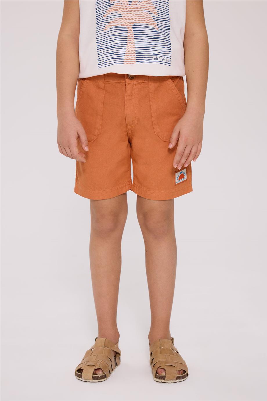 Nebbati Erkek Çocuk Kiremit ŞortNebbati Erkek Çocuk Kiremit Şort