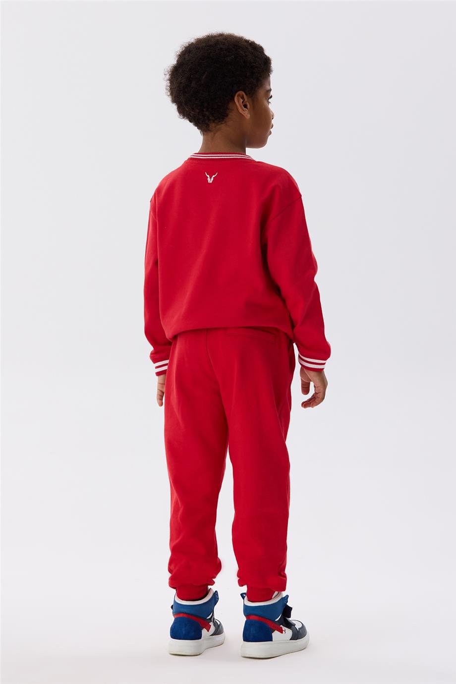 Nebbati Erkek Çocuk Kırmızı Pantolon