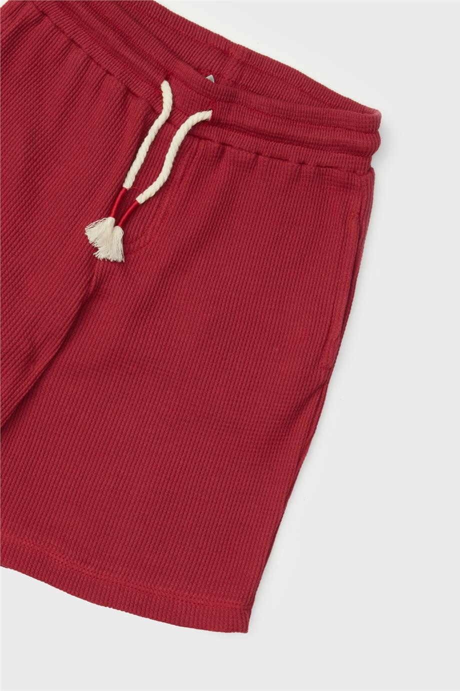 Nebbati Erkek Çocuk Kırmızı Şort