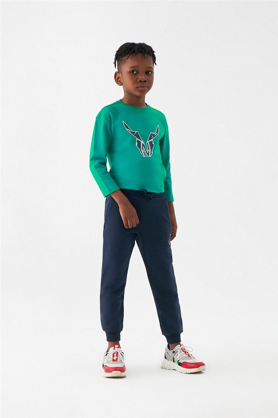 Nebbati Erkek Çocuk Lacivert Eşofman Altı