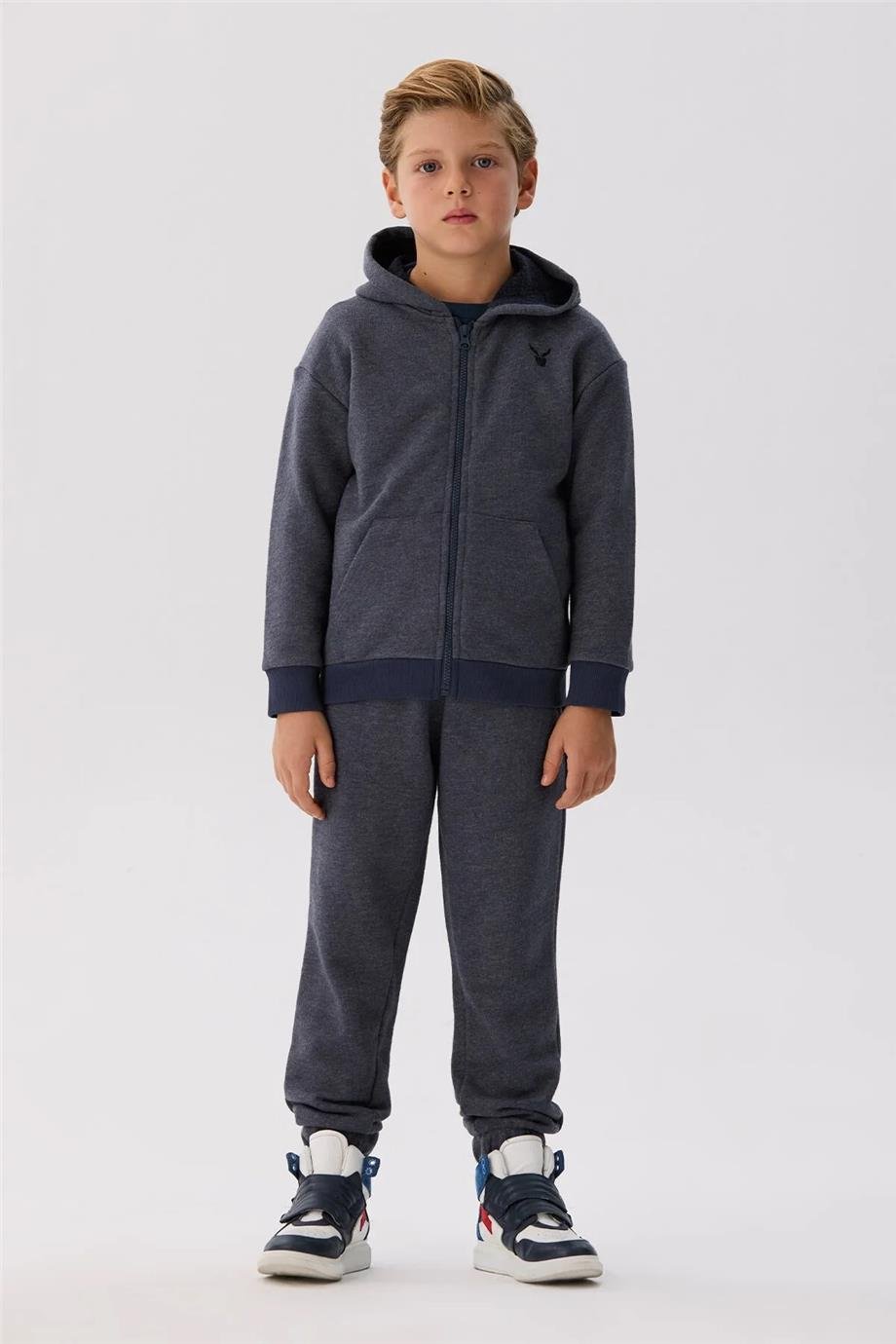 Nebbati Erkek Çocuk Lacivert Eşofman Üstü