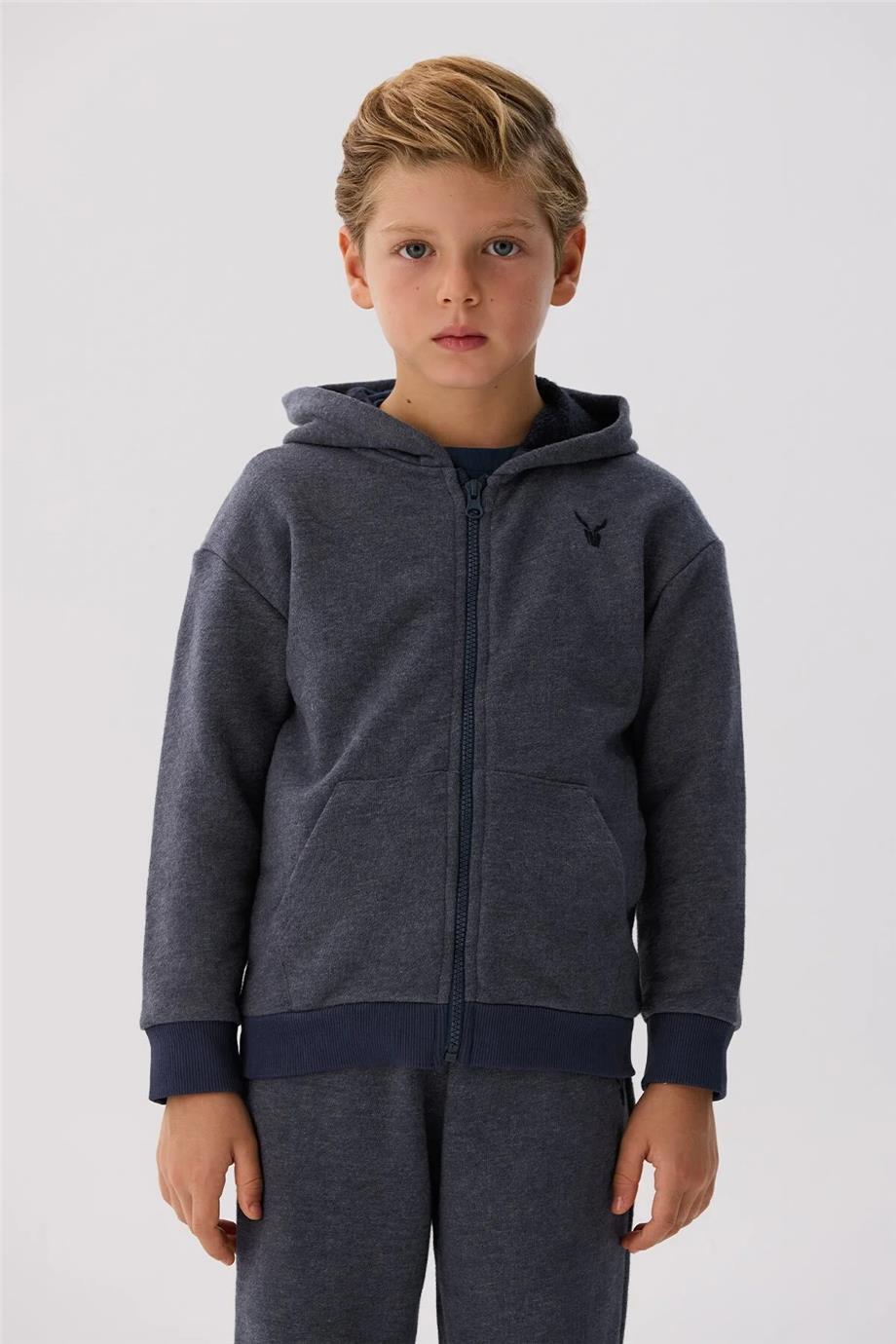 Nebbati Erkek Çocuk Lacivert Eşofman Üstü