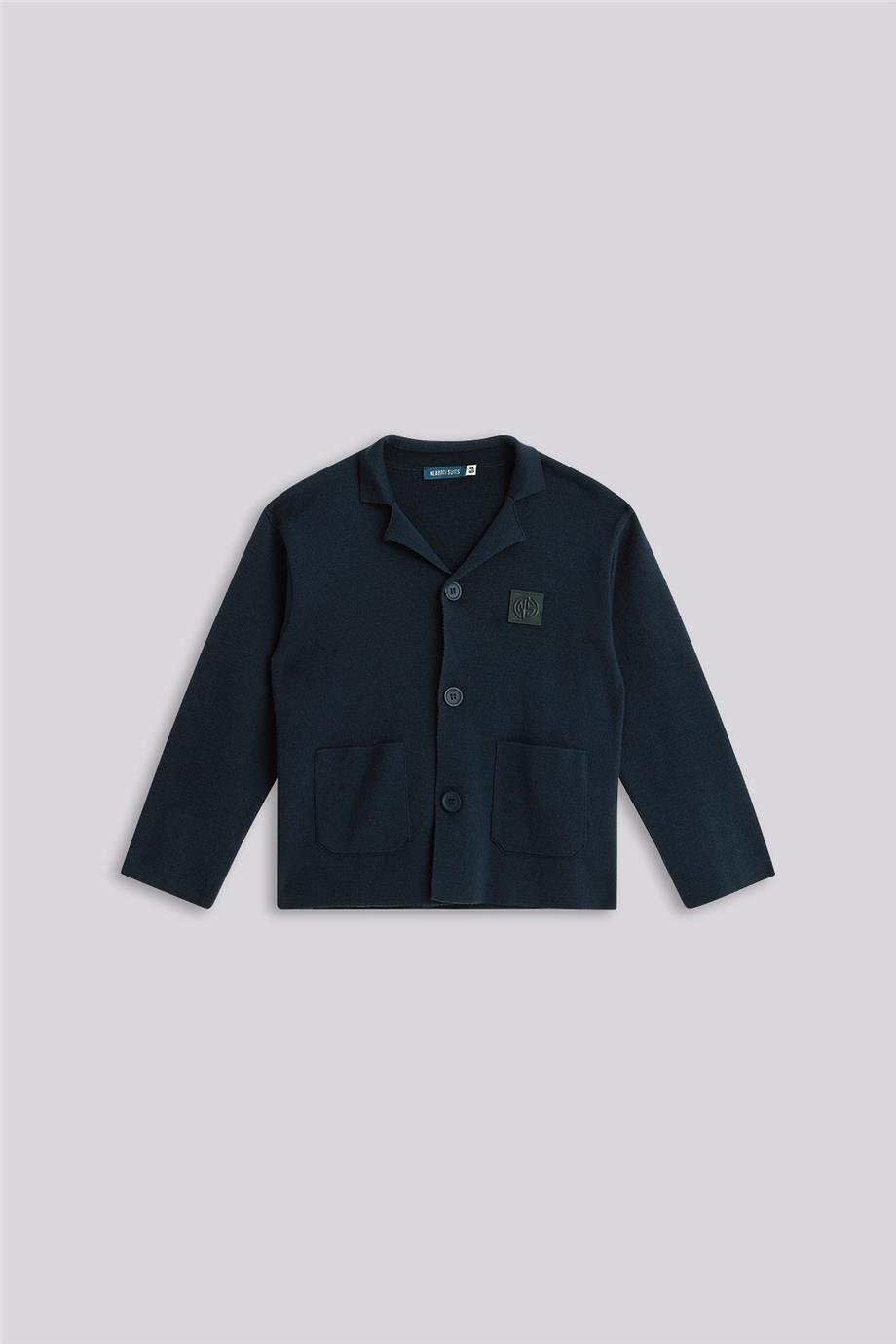 Nebbati Boy Navy Blue CardiganNebbati Boy Navy Blue Cardigan