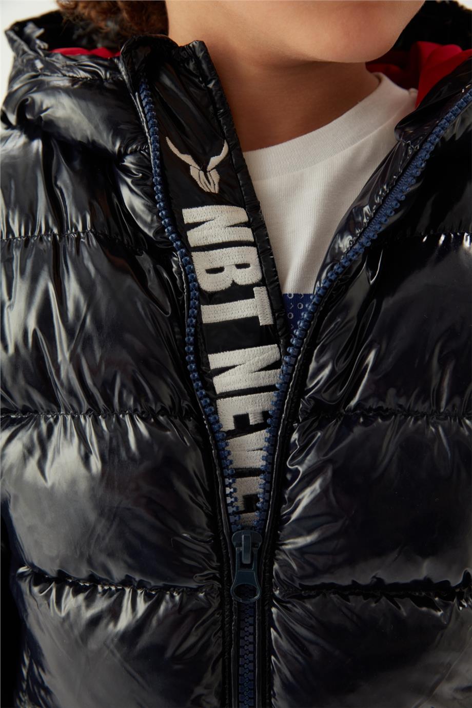 Nebbati Erkek Çocuk Lacivert Mont