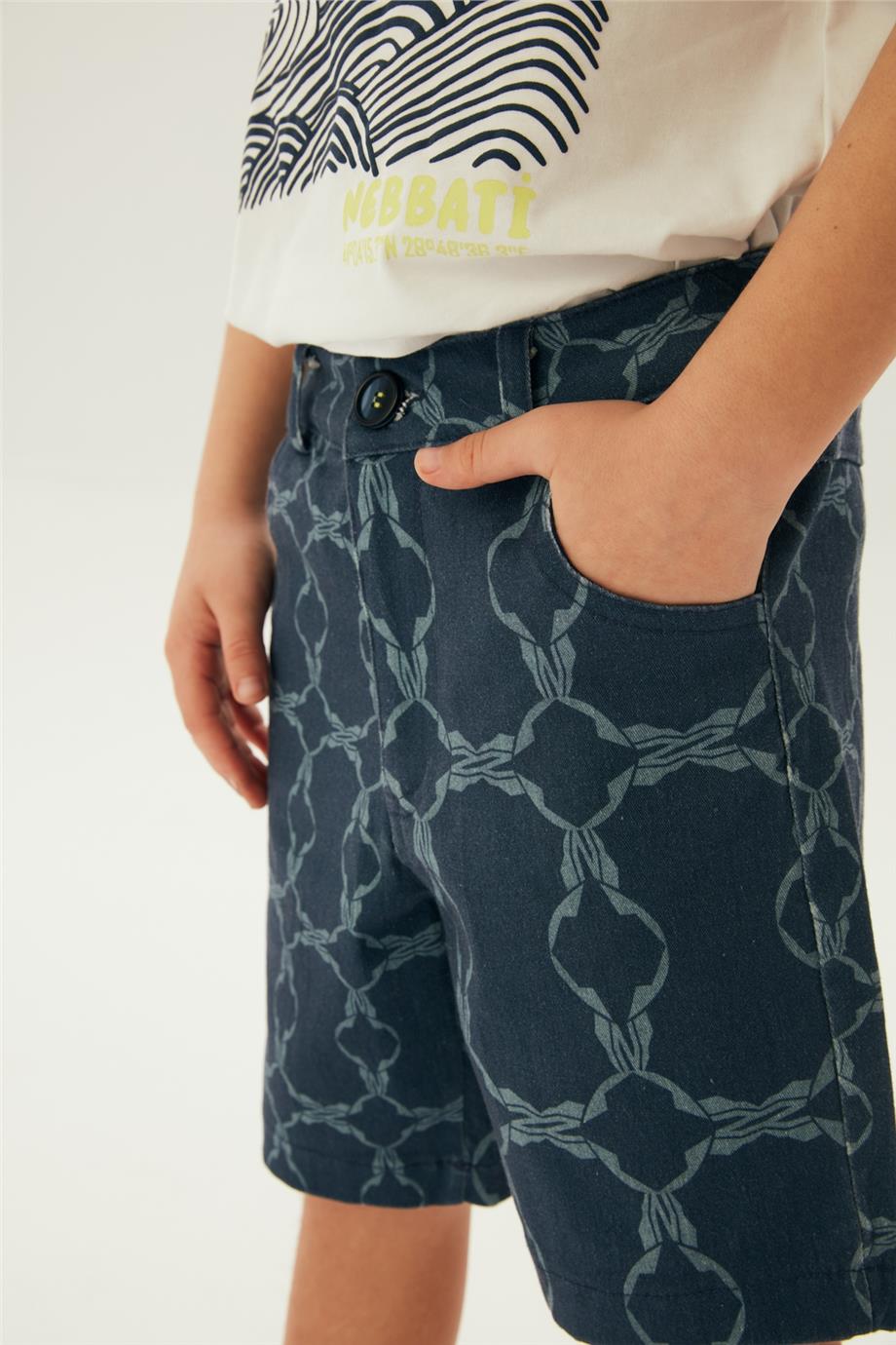 Nebbati Erkek Çocuk Lacivert Şort