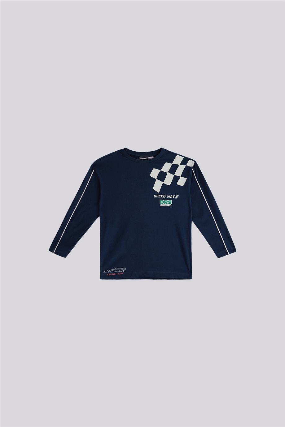 Nebbati Boy Navy Blue TshirtNebbati Boy Navy Blue Tshirt