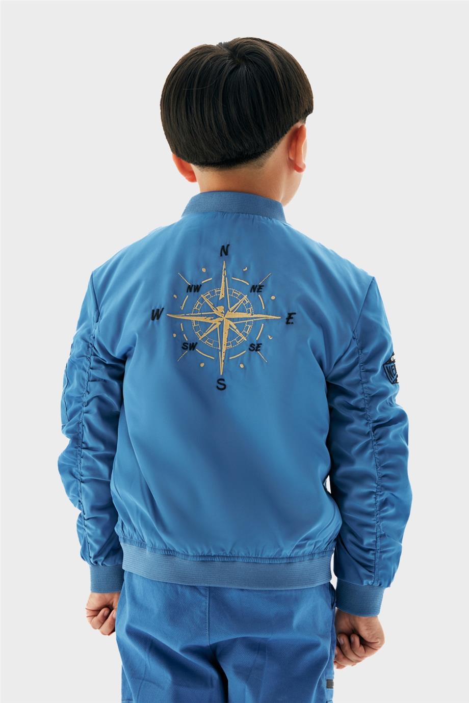 Nebbati Erkek Çocuk Mavi Ceket