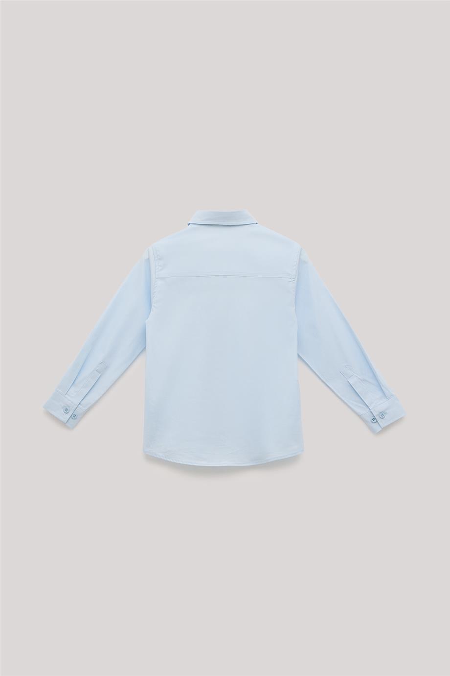 Nebbati Erkek Çocuk Mavi Gömlek