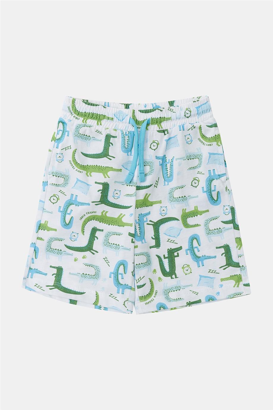 Nebbati Erkek Çocuk Mavi Pijama Takım