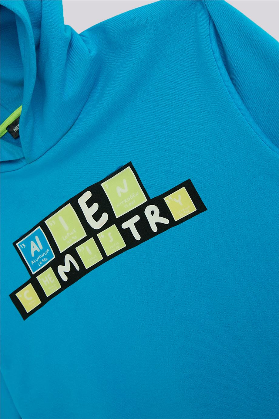 Nebbati Erkek Çocuk Mavi SweatshirtNebbati Erkek Çocuk Mavi Sweatshirt