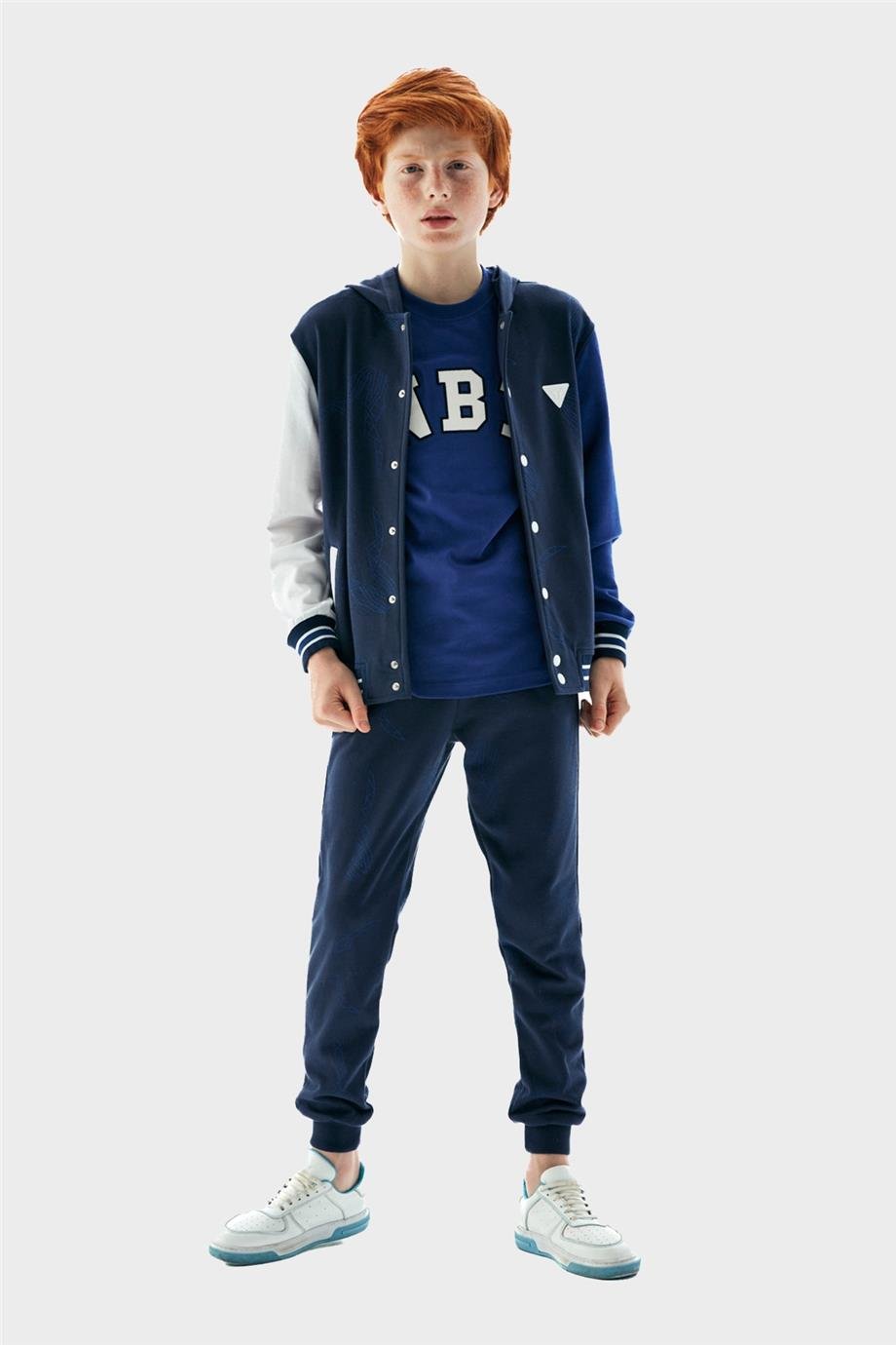 Nebbati Erkek Çocuk Renkli Eşofman Üstü