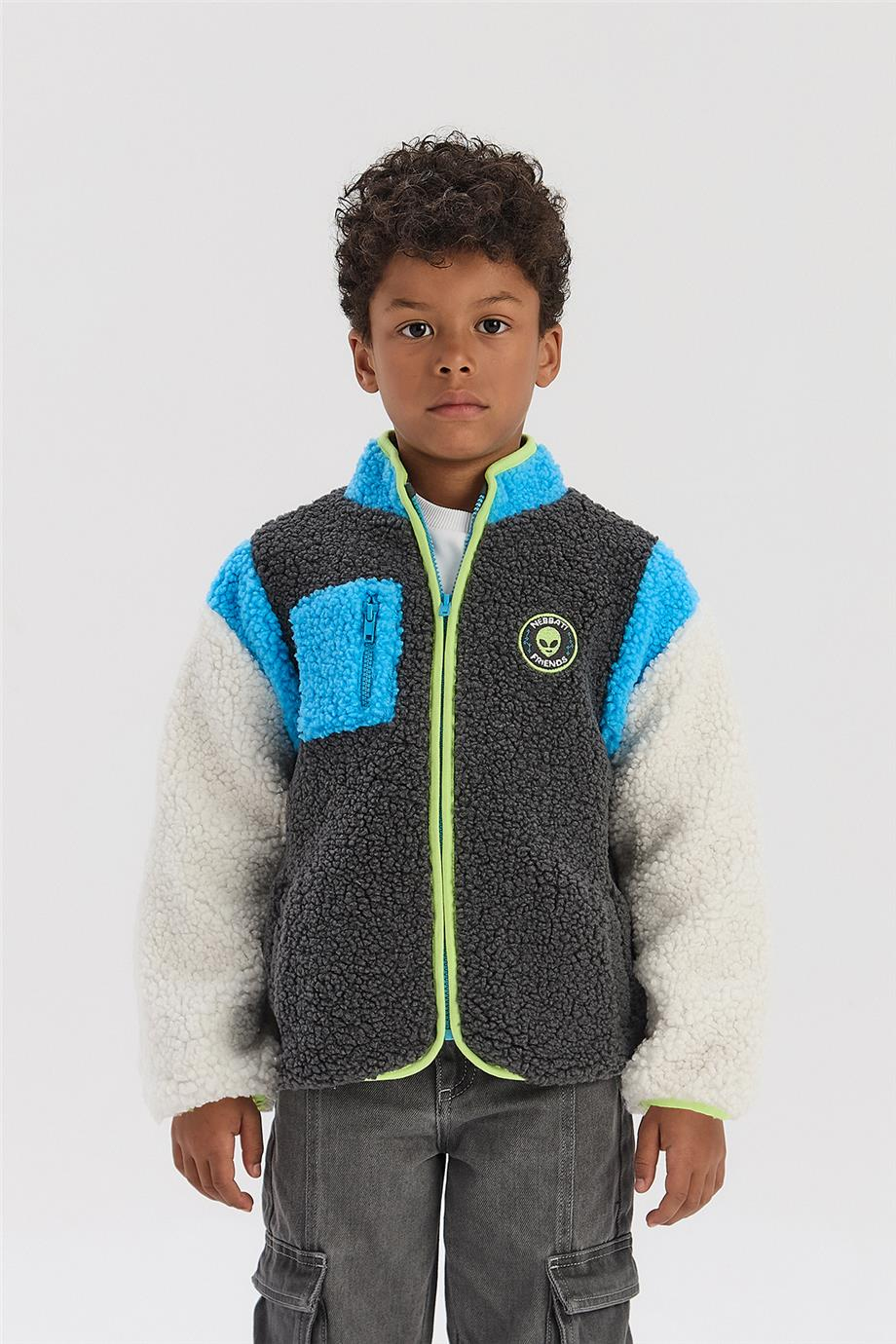 Nebbati Erkek Çocuk Renkli MontNebbati Erkek Çocuk Renkli Mont